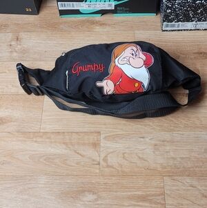 Grumpy Black Waist Bag